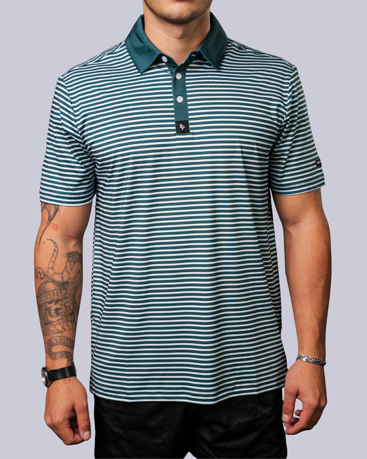 Tight Stripes - Green/White