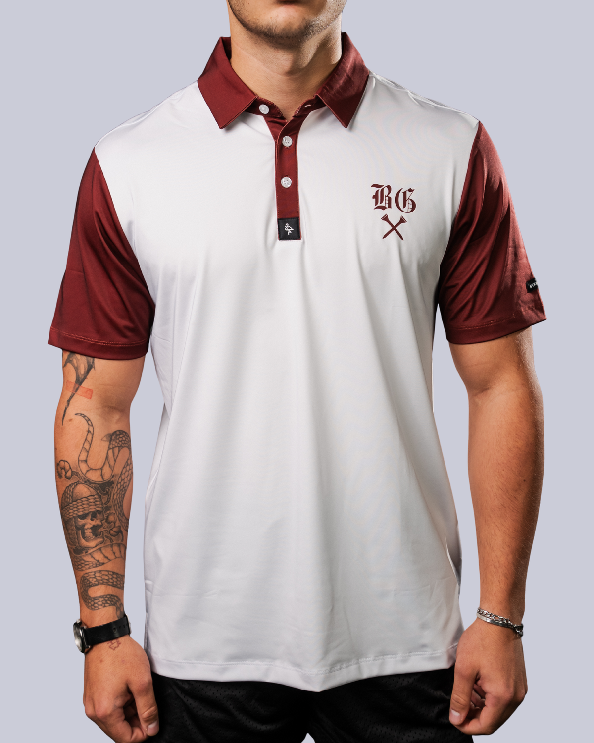 BG - White/Red