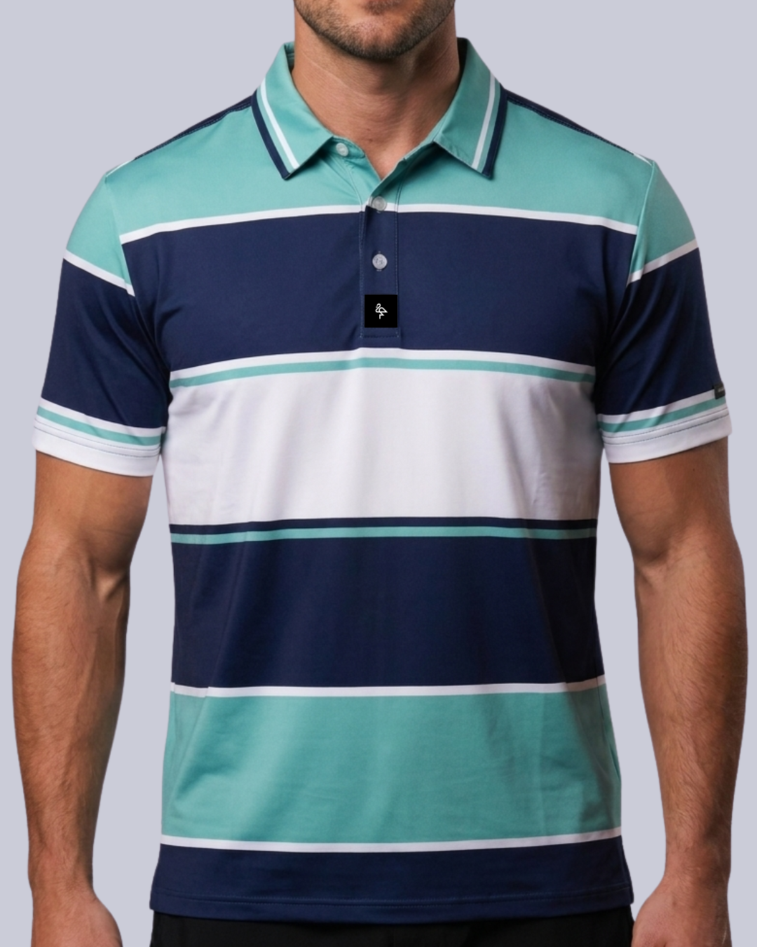 Rugby - Navy/Mint